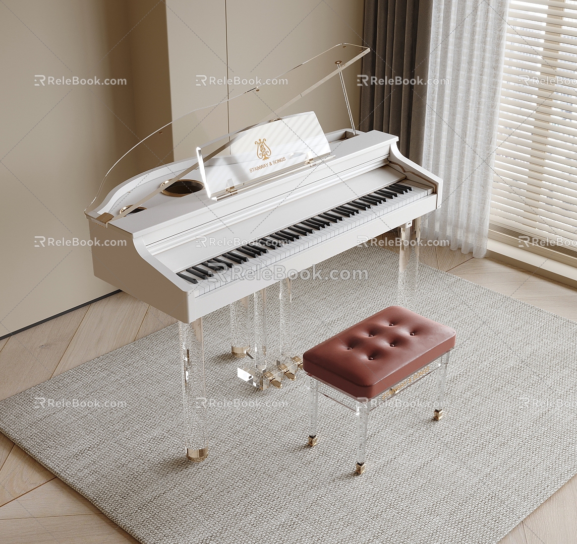 Piano 3d model