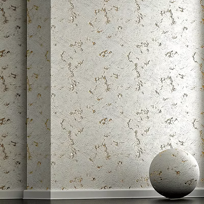 Elegant Decorative Wall Panel With Beige Background And Gold Textured Pattern 3d model