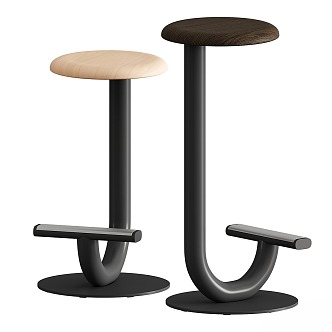 Modern Bar Stool 3d model