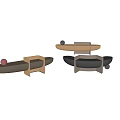 Modern Reception Desk Reception Desk 3d model