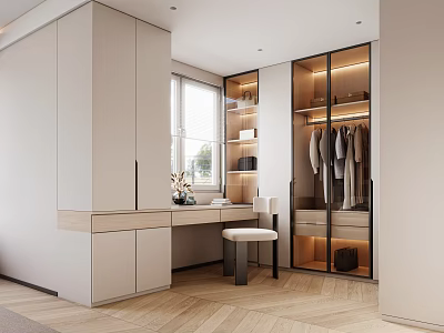 Modern Cloakroom 3d model