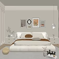 Kids Room Interior Design With Cozy Bed Toys Wall Art And Soft Carpet