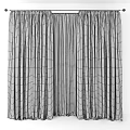 Modern Curtain Tulle Fabric Textile Cornice 3d model