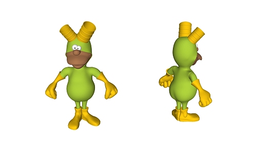 Game film and television characters cartoon characters 3d model