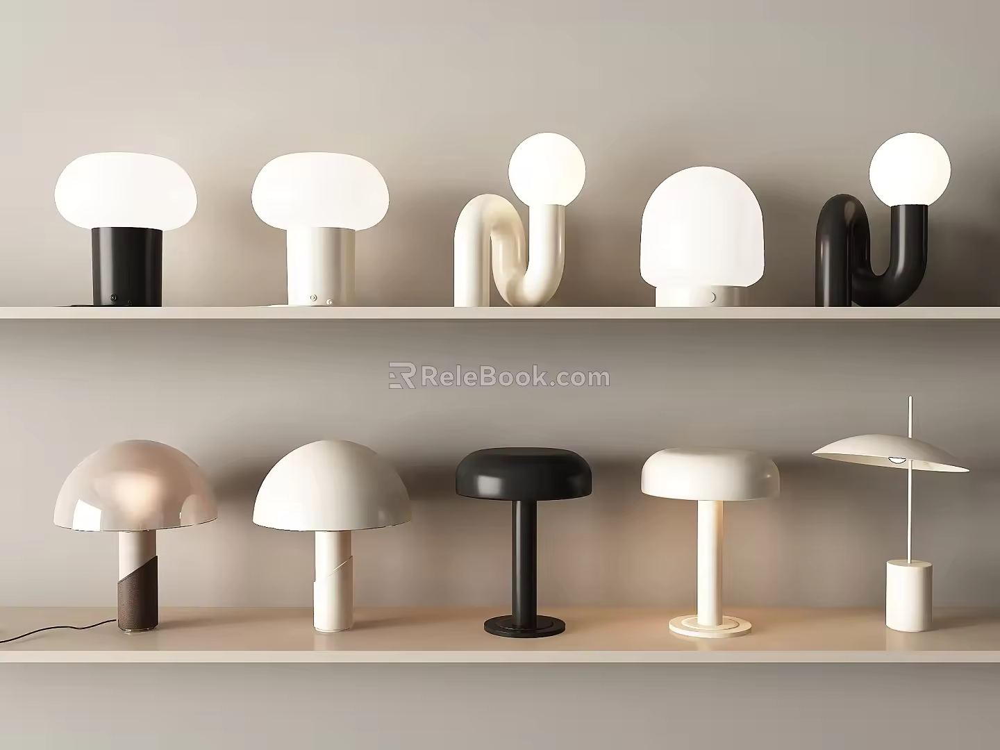 Modern Table Lamp Cream Style Table Lamp Table Lamp Bedside Table Lamp Bedside Table Lamp Bedroom Table Lamp Living Room Table Lamp Spherical Table Lamp 3d model