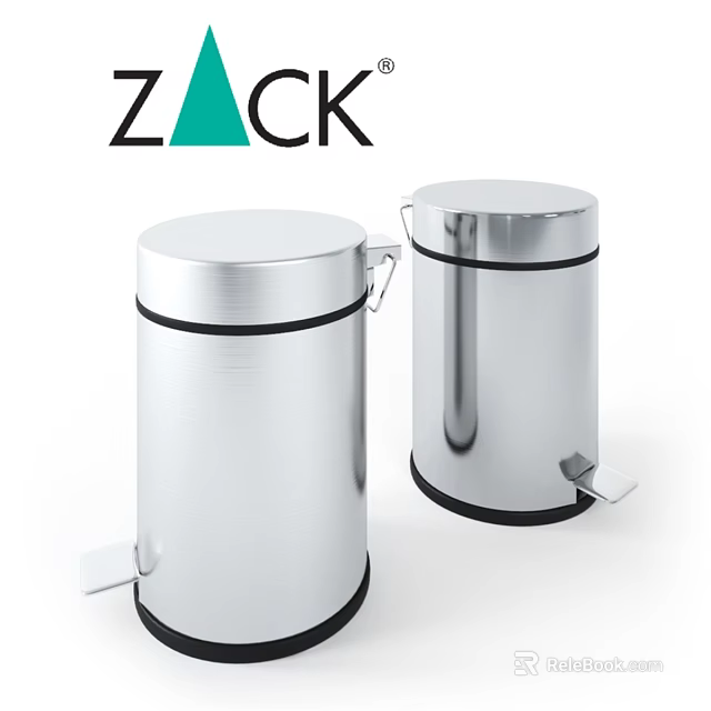 Stainless Steel Pedal Trash Cans For Daily Household Washing And Cleaning 3d model 