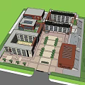 School SU Model 3d model