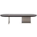 Modern Wooden Tables With Metal Support Legs And Different Color Tops Design