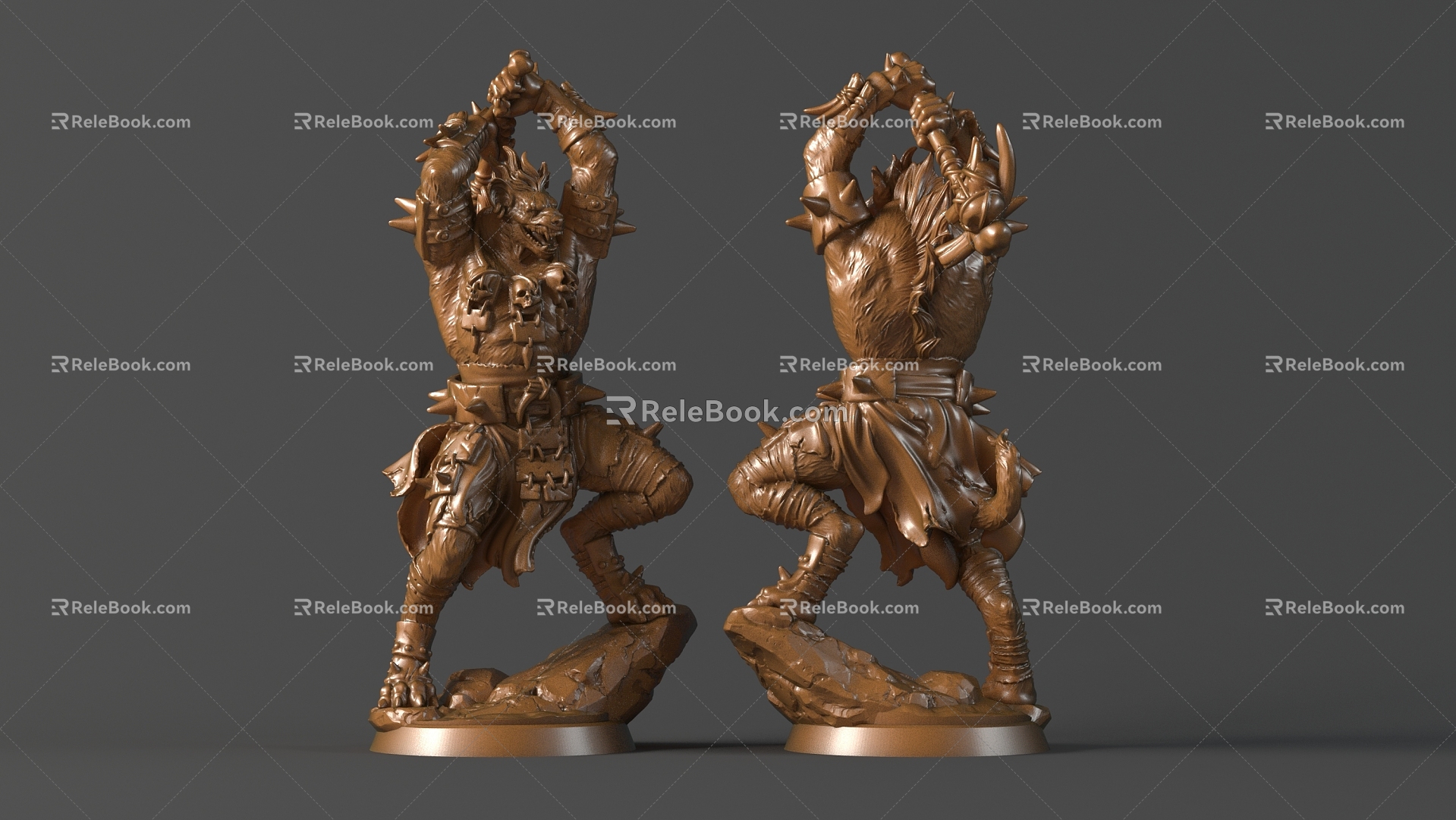 Werewolf Mutant Warrior 3d model