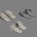 Modern slippers 3d model