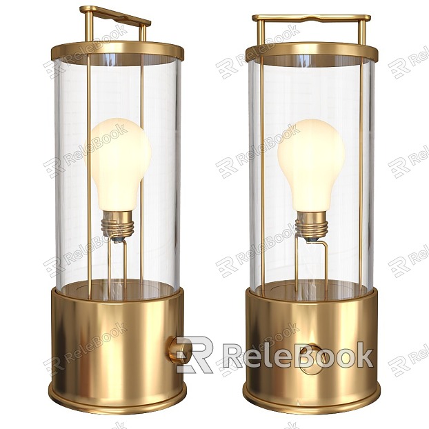 metal table lamp model