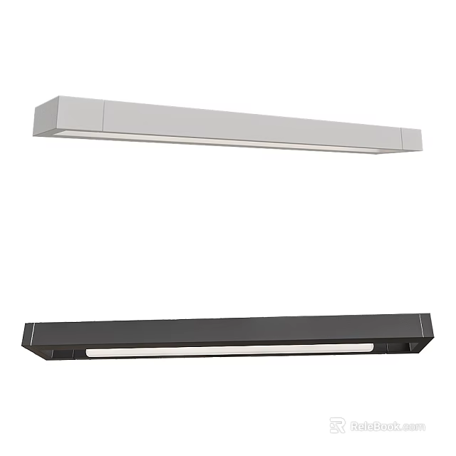 Modern Linear Pendant Lights White And Black For Contemporary Interior Lighting Decoration 3d model 
