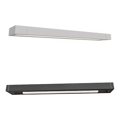 Modern Linear Pendant Lights White And Black For Contemporary Interior Lighting Decoration 3d model