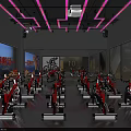 Fitness Gym With Modern Interior Workout Equipment And Do It Motivation Slogan