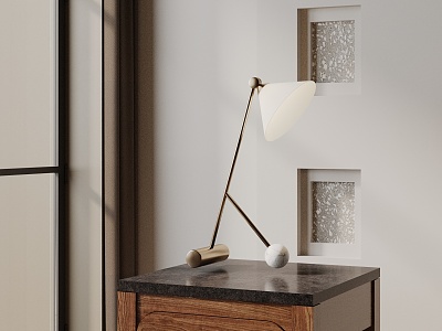 Modern table lamp 3d model