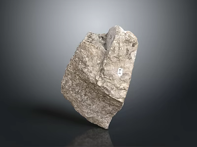 Natural Stone and Wood Texture Combination in Artisan Decorative Design Project 3d model