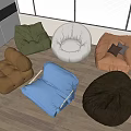 Colorful Bean Bag Chairs In Various Designs For Modern Living Space
