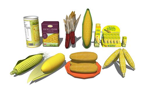 Modern Corn 3d model