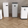 Four Modern Air Purifiers For Home Use With Sleek Design And Different Styles