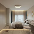 Modern Apartment Layout With Washing Machine Microwave And Living Area