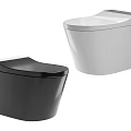 Modern Stylish Toilets With Black And White Color And Contemporary Design