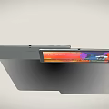 Samsung Galaxy Note Pro Tablet with Colorful Display 1245 Time and 12 Degrees Celsius Temperature
