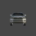 Silver Toyota Land Cruiser SUV With Modern Design And Alloy Wheels
