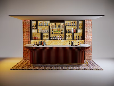 Modern Bar Bar Bar 3d model Modern Bar Bar Bar 3d model