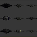 Multiple Sci Fi Armored Characters With Diverse Armor Styles And Poses