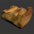 Golden Flaky Apple Pie With Tender Apple Chunks Baked To Perfection