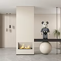 Entrance aisle partition 3d model