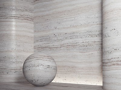 Stone travertine 21 PBR seamless 3d model