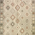 Square Carpets Featuring Geometric Patterns Various Designs And Neutral Tones In Stacked 3d model