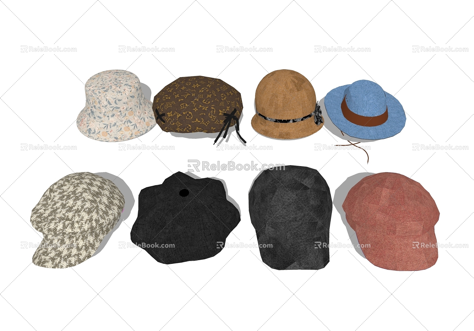 Sunshade Beret 3d model