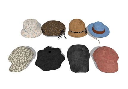 Sunshade Beret 3d model