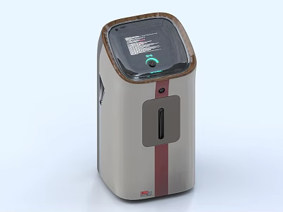 Smart Machine With Digital Display Control Panel And Modern Functional Design 3d model