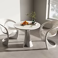 Leisure Table and Chair Negotiation Table and Chair 3d model
