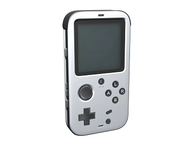Portable Handheld Game Console With LCD Screen Directional Pad And Control Buttons 3d model