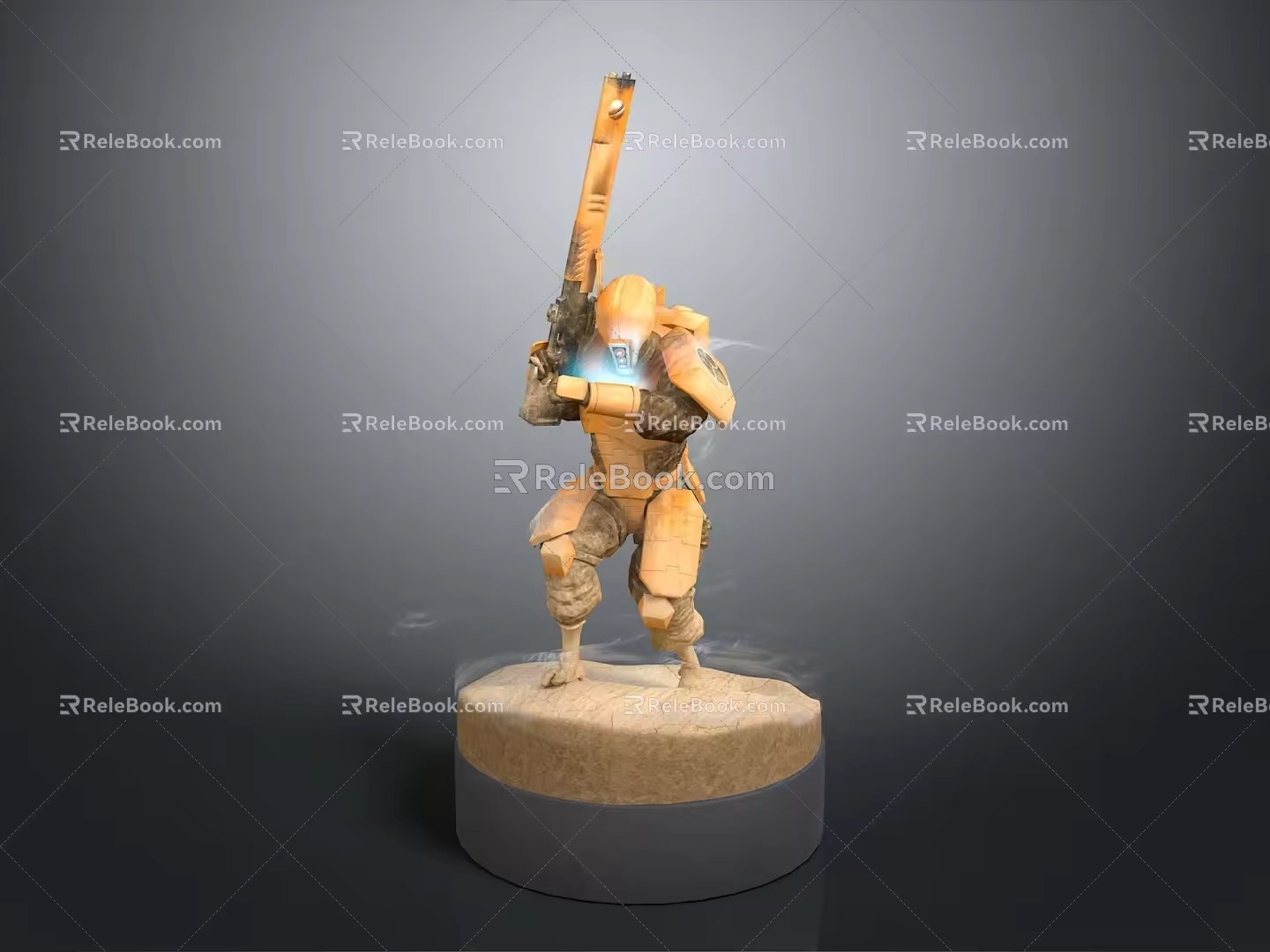 Mech Warrior Mech Soldier Machine Battlearm Mechanical Battlearm Machine Fighter Robot 3d model