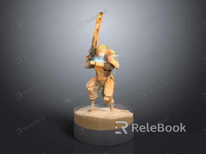 Mech Warrior Mech Soldier Machine Battlearm Mechanical Battlearm Machine Fighter Robot model