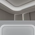 Modern Ceiling Rounded Ceiling 3d model