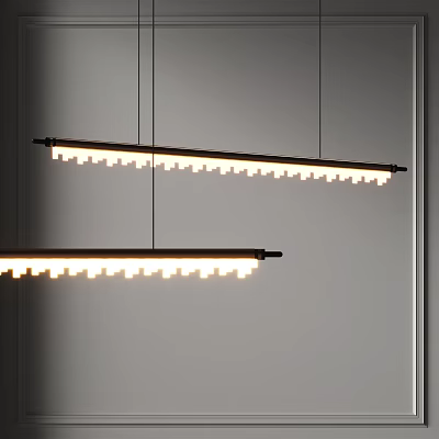 Modern chandelier 3d model Modern chandelier 3d model