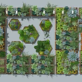 Living Wall Design With Succulent Plants Hexagonal Planters And Wooden Frames
