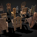 Vintage Wooden Chairs Collection With Various Traditional Designs And Styles