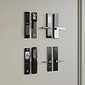 Smart Door Locks With Various Designs Digital Keypads And Fingerprint Scanners