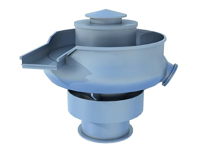 Heavy Duty Industrial Metal Equipment With Mechanical Structure And Stable Base 3d model