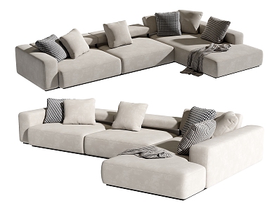 Modern Minotti Multiplayer Sofa 3d model