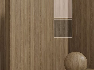 Modern Interior Wooden Components With Various Color Panels And Decorative Sphere 3d model