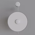 Modern Wall Lamp With Circular Design Gold Finish Spherical Decor And Concentric Rings
