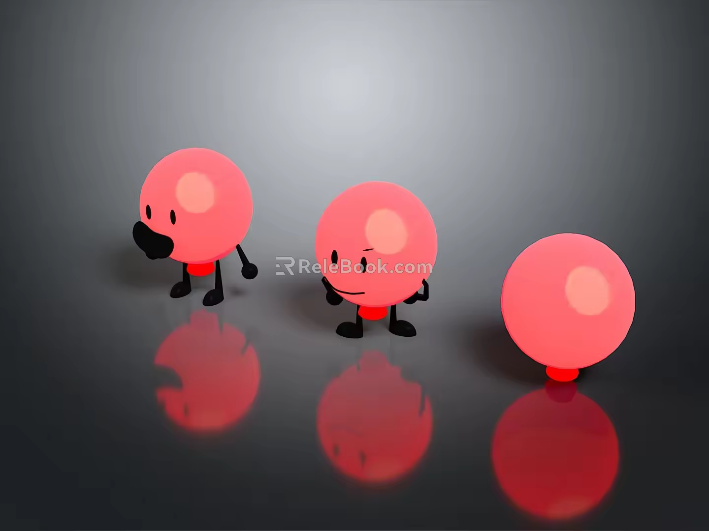 Expression package WeChat expression package cartoon expression cartoon face emoticon Yan text 3d model